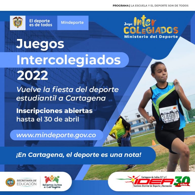 GOBIERNO NACIONAL Y DISTRITAL SOCIALIZARON JUEGOS INTERCOLEGIADOS 2022